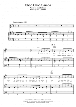 page one of Choo Choo Samba (Piano, Vocal & Guitar Chords)