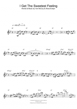 page one of I Get The Sweetest Feeling (Flute Solo)