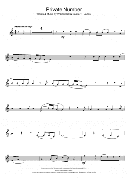page one of Private Number (Flute Solo)