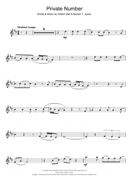page one of Private Number (Trumpet Solo)