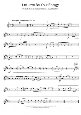 page one of Let Love Be Your Energy (Violin Solo)