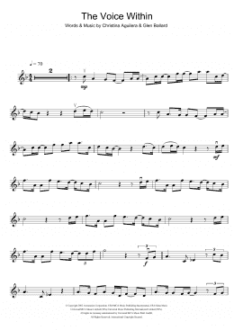 page one of The Voice Within (Violin Solo)