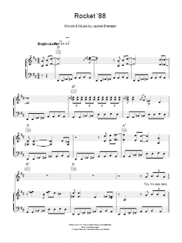 page one of Rocket '88 (Piano, Vocal & Guitar Chords)