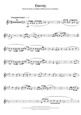 page one of Eternity (Flute Solo)