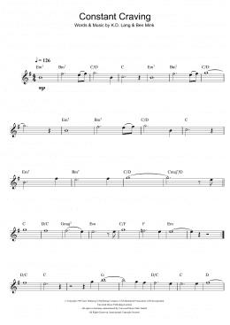 page one of Constant Craving (Flute Solo)