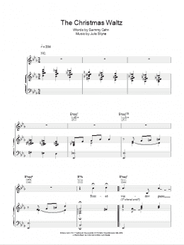page one of The Christmas Waltz (Piano & Vocal)