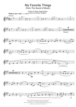page one of My Favorite Things (from The Sound Of Music) (Trumpet Solo)