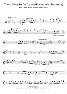 page one of There Must Be An Angel (Playing With My Heart) (Flute Solo)