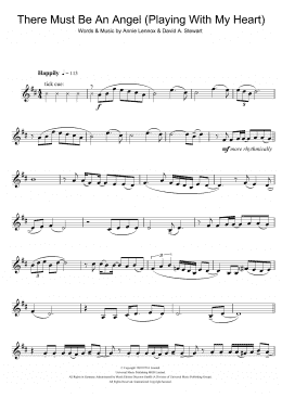 page one of There Must Be An Angel (Playing With My Heart) (Clarinet Solo)