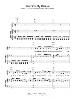 page one of Heart On My Sleeve (Piano, Vocal & Guitar Chords)