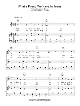 page one of What A Friend We Have In Jesus (Piano, Vocal & Guitar Chords)
