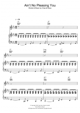 page one of Ain't No Pleasing You (Piano, Vocal & Guitar Chords)