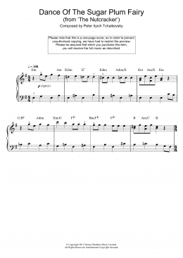 page one of Dance Of The Sugar Plum Fairy (from The Nutcracker) (Beginner Piano (Abridged))