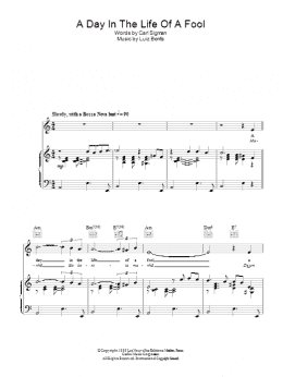 page one of A Day In The Life Of A Fool (Manha De Carnaval) (Piano, Vocal & Guitar Chords (Right-Hand Melody))