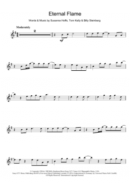 page one of Eternal Flame (Violin Solo)