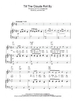 page one of Till The Clouds Roll By (Piano, Vocal & Guitar Chords)