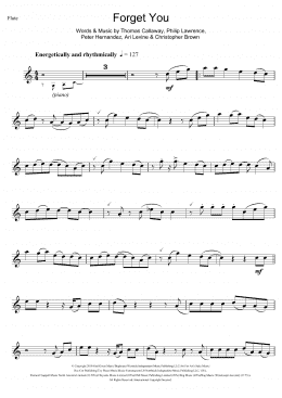 page one of Forget You (Flute Solo)