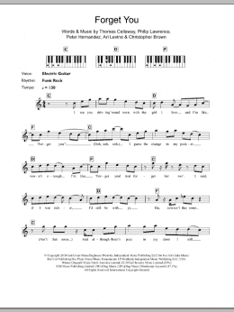 page one of F**k You (Forget You) (Piano Chords/Lyrics)