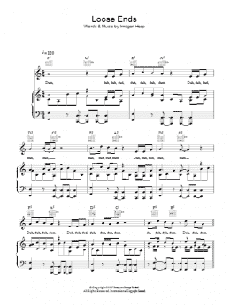 page one of Loose Ends (Piano, Vocal & Guitar Chords)
