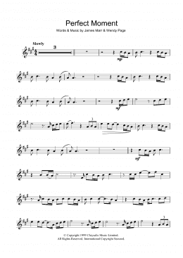 page one of Perfect Moment (Alto Sax Solo)