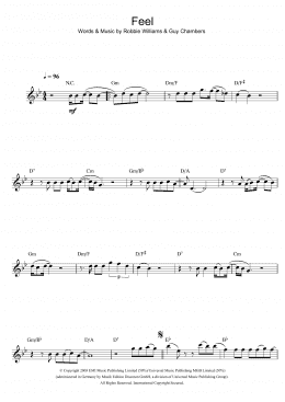 page one of Feel (Flute Solo)