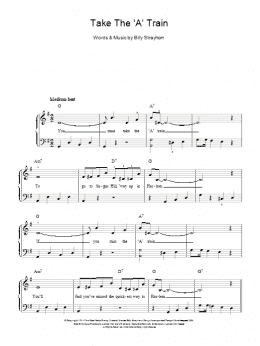 page one of Take The 'A' Train (Easy Piano)