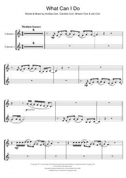 page one of What Can I Do (Clarinet Solo)