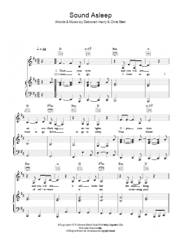 page one of Sound Asleep (Piano, Vocal & Guitar Chords)