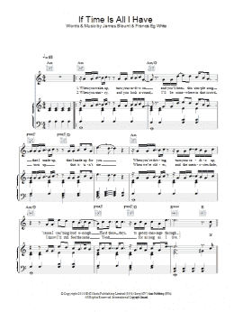 page one of If Time Is All I Have (Piano, Vocal & Guitar Chords)