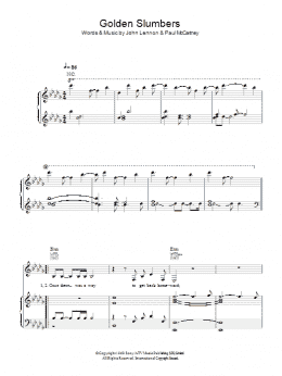 page one of Golden Slumbers (Piano, Vocal & Guitar Chords)