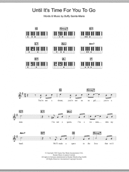 page one of Until It's Time For You To Go (Piano Chords/Lyrics)