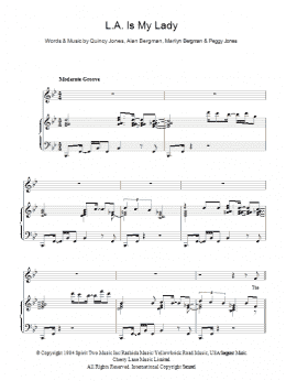 page one of L.A. Is My Lady (Piano, Vocal & Guitar Chords)