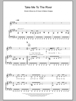 page one of Take Me To The River (Piano, Vocal & Guitar Chords)