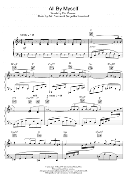 page one of All By Myself (Piano Solo)