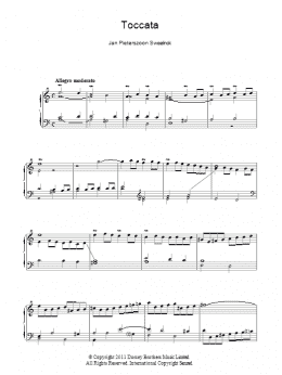 page one of Toccata (Piano Solo)