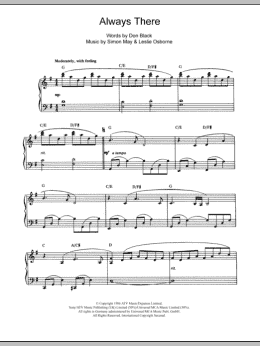 page one of Always There & Eastenders Theme (Piano Solo)
