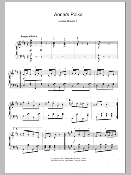 page one of Anna's Polka (Piano Solo)