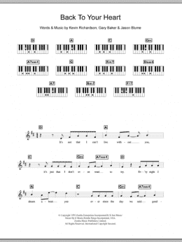page one of Back To Your Heart (Piano Chords/Lyrics)