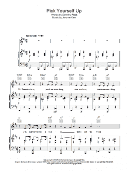 page one of Pick Yourself Up (Piano, Vocal & Guitar Chords)