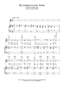 page one of My Honey's Lovin' Arms (Piano, Vocal & Guitar Chords)