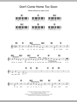 page one of Don't Come Home Too Soon (Scotland's World Cup '98 Theme) (Piano Chords/Lyrics)
