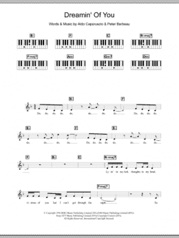 page one of Dreamin' Of You (Piano Chords/Lyrics)