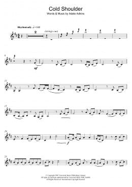 page one of Cold Shoulder (Clarinet Solo)