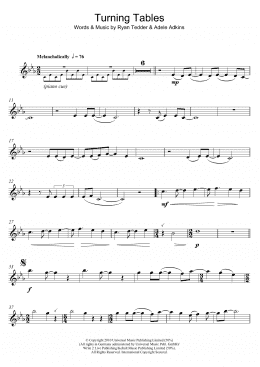 page one of Turning Tables (Flute Solo)