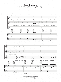 page one of True Colours (SSA Choir)