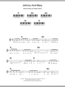 page one of Johnny And Mary (Piano Chords/Lyrics)