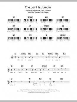 page one of The Joint Is Jumpin' (Piano Chords/Lyrics)