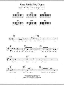 page one of Reet Petite And Gone (Piano Chords/Lyrics)