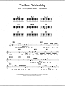 page one of The Road To Mandalay (Piano Chords/Lyrics)