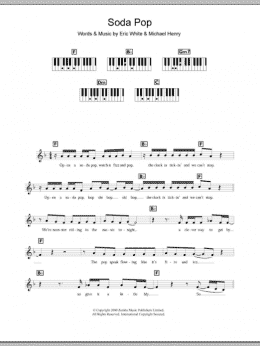 page one of Soda Pop (Piano Chords/Lyrics)